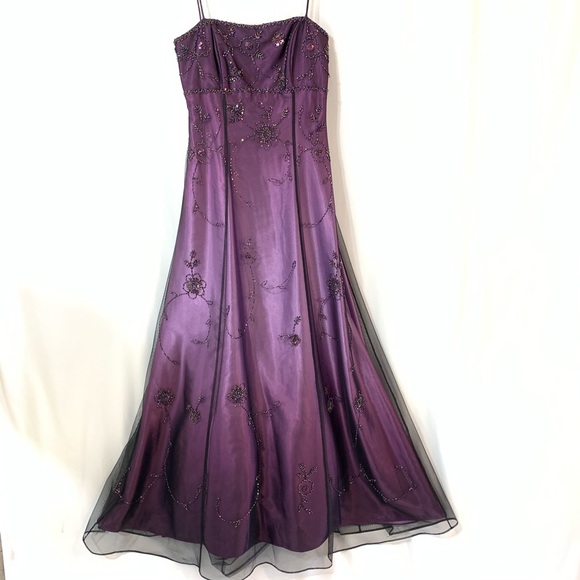 blondie nights embellished tulle gown
